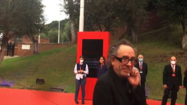 Alla Festa di Roma red carpet di Tim Burton, premio alla carriera