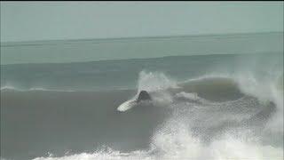 GIGANTIC Hurricane Sandy Waves - EPIC SATELLITE BEACH FLORIDA SURF - October 29, 2012