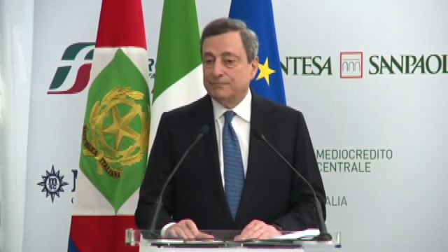 Draghi: continuiamo a lavorare per diversificare forniture gas