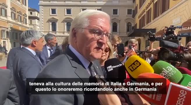 Steinmeier: Napolitano un europeo come non ne ho mai visti