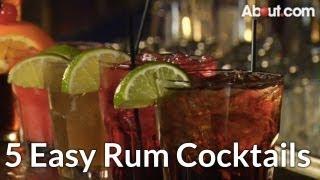 How To Make 5 Easy Rum Cocktails
