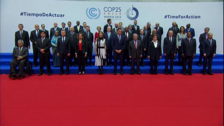 I leader mondiali alla COP25: la foto di gruppo