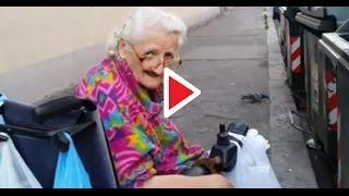 Guardate come risponde questa Nonnina alla domanda: 'Ma lei ha votato Beppe Grillo?' - VIDEO