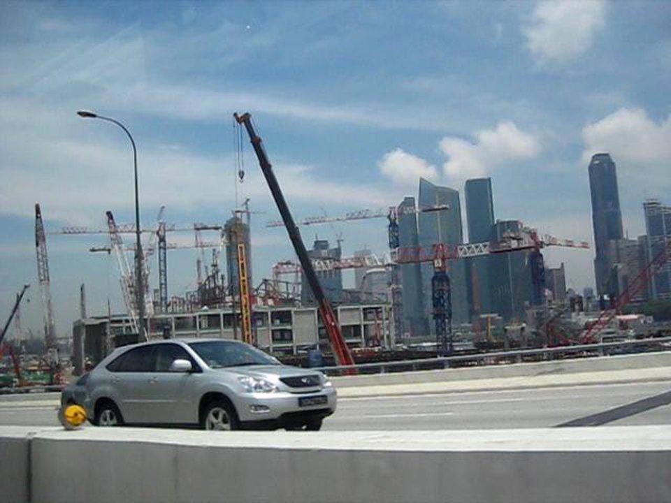 HD - Through Singapore City by Cab