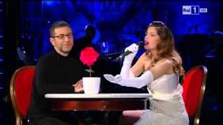 Laetitia Casta e Fabio Fazio - Sanremo 2014