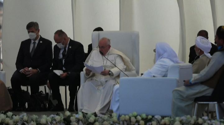 Il Papa in Iraq: preghiamo per l'unità e la pace in Medio Oriente