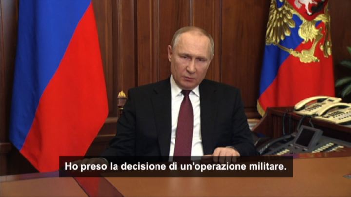Il raggelante discorso di Putin: "operazione militare in Ucraina"