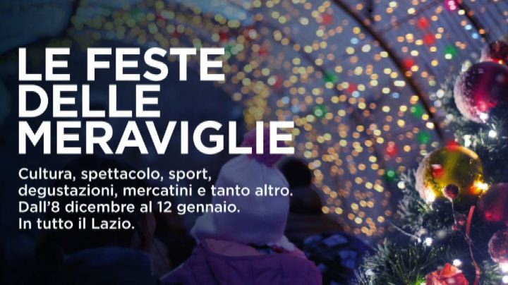 Al via "Le Feste delle meraviglie in tavola" della Regione Lazio