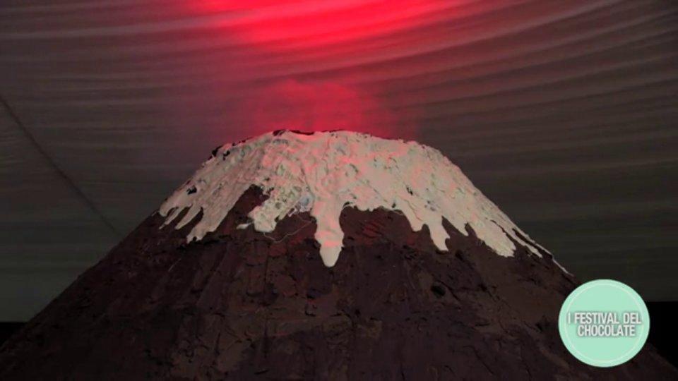 HD - El Volcán de Chocolate más grande de Chile