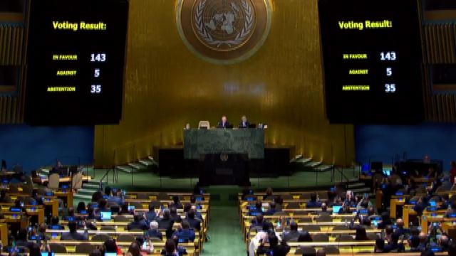 Assemblea Generale Onu condanna Russia per referendum annessioni