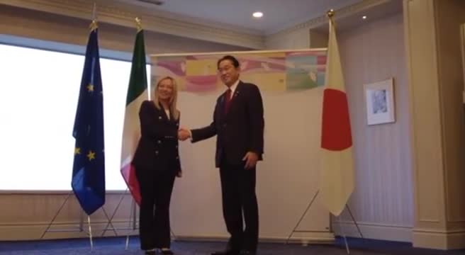 Meloni a Hiroshima, bilaterale con Kishida su presidenza G7 Italia
