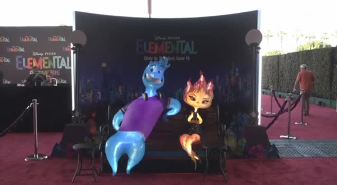 A Los Angeles la premiere dell'ultimo film Pixar "Elemental"