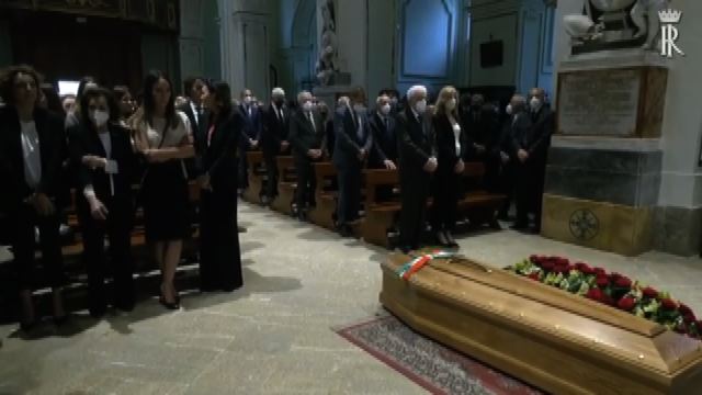 Funerali De Mita, Sergio Mattarella alle esequie