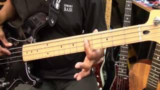 Slave Slide How To Play On Bass Guitar Funky Friday Mark Adams Style Lesson Tutorial
