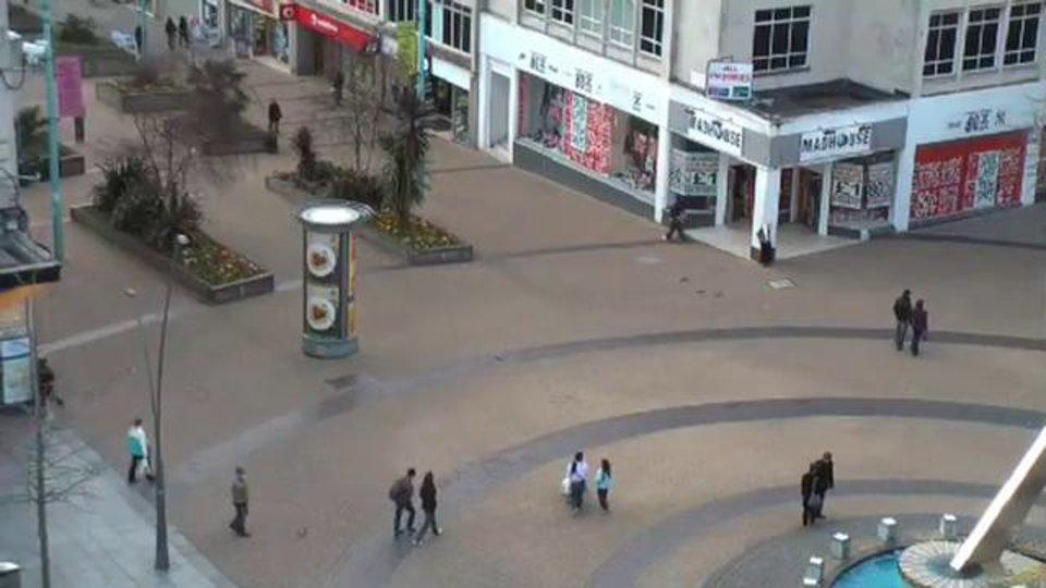 HD - Plymouth City Centre: Timelapse