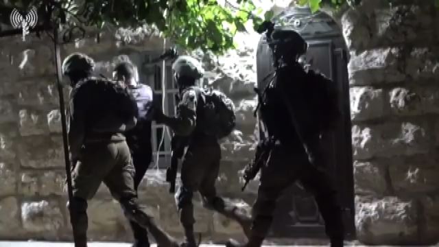 Israele diffonde immagini raid a Nablus (Cisgiordania occupata)