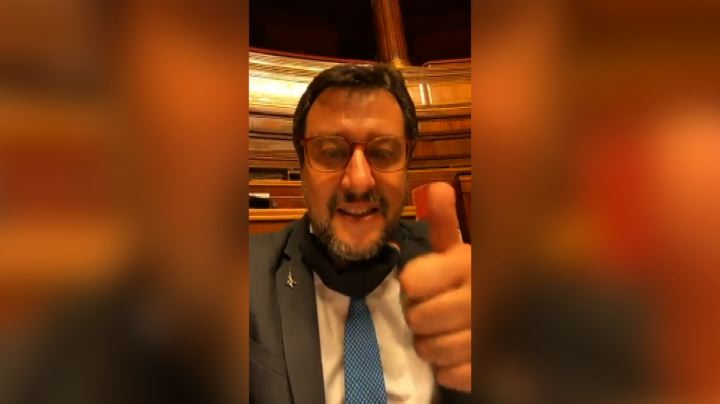 Coronavirus, Salvini e i leghisti occupano Senato e Camera