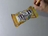 Drawing time lapse- a bag of M