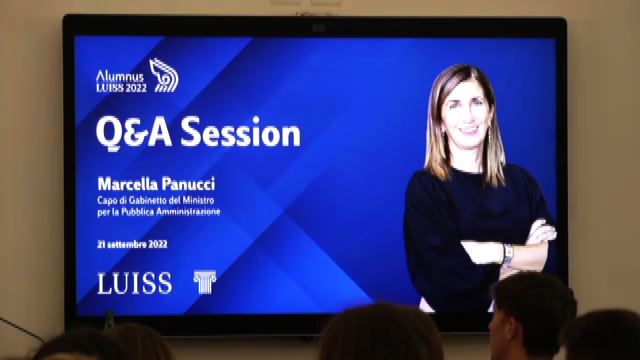 Panucci Alumna Luiss 2022: "Ragazzi, determinazione e studio"