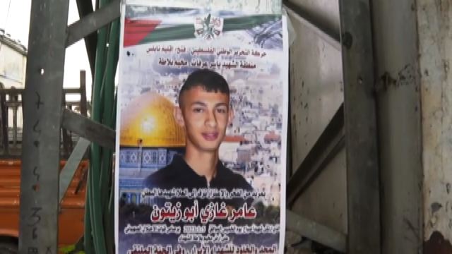 I funerali del 16enne palestinese ucciso dai soldati israeliani