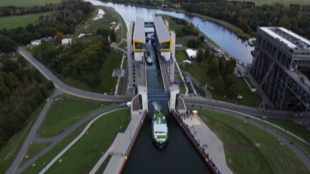 Inaugurato il sollevatore di barche più grande della Germania