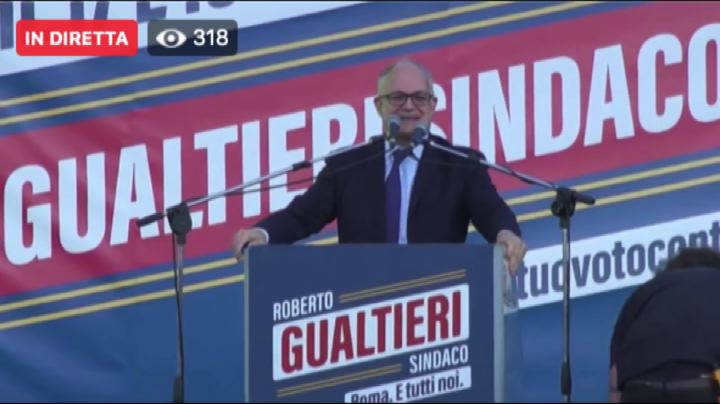 Gualtieri chiude a Piazza del Popolo: vinceremo, cambieremo Roma